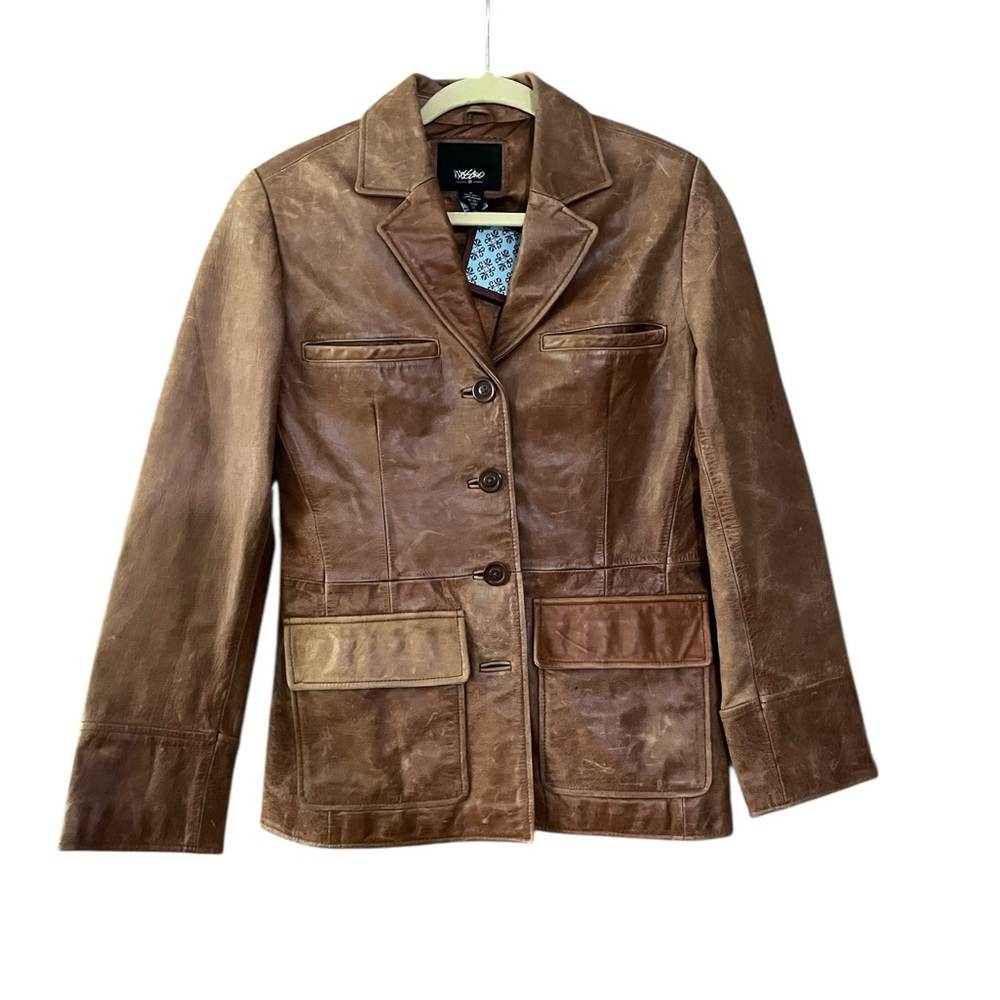 Brown Leather Women's Jacket
